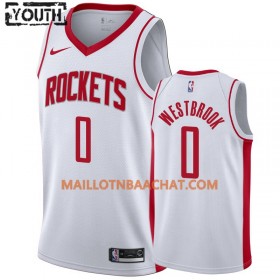 Maillot NBA Houston Rockets Russell Westbrook 0 Nike 2019-20 Association Edition Swingman - Enfant